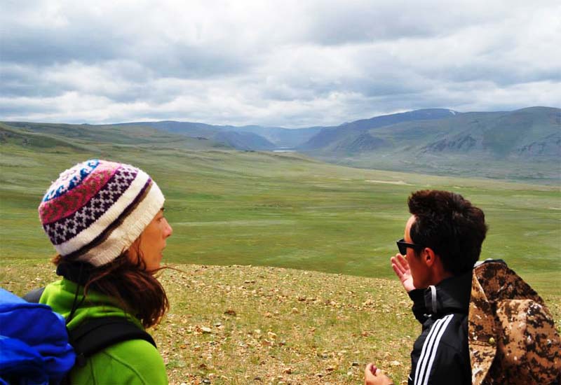 Short trekking in Mongolia