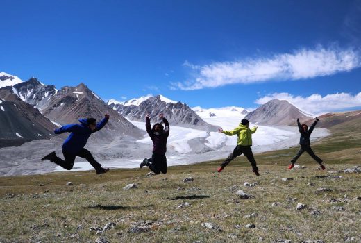 Altai Tavan Bogd national park in Mongolia