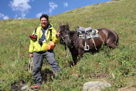 Horse riding in Altai Tavan Bogd national park