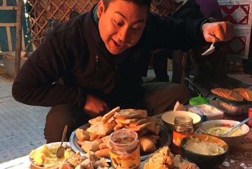 Traditional food in Mongolia
